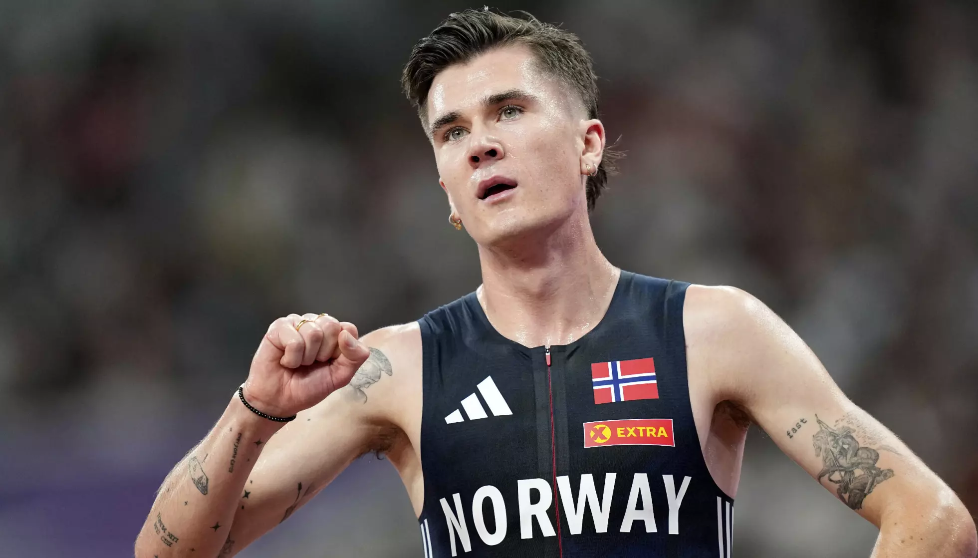 STJERNE: Nok en sesong med internasjonale gull for Jakob Ingebrigtsen. Foto: AP/NTB