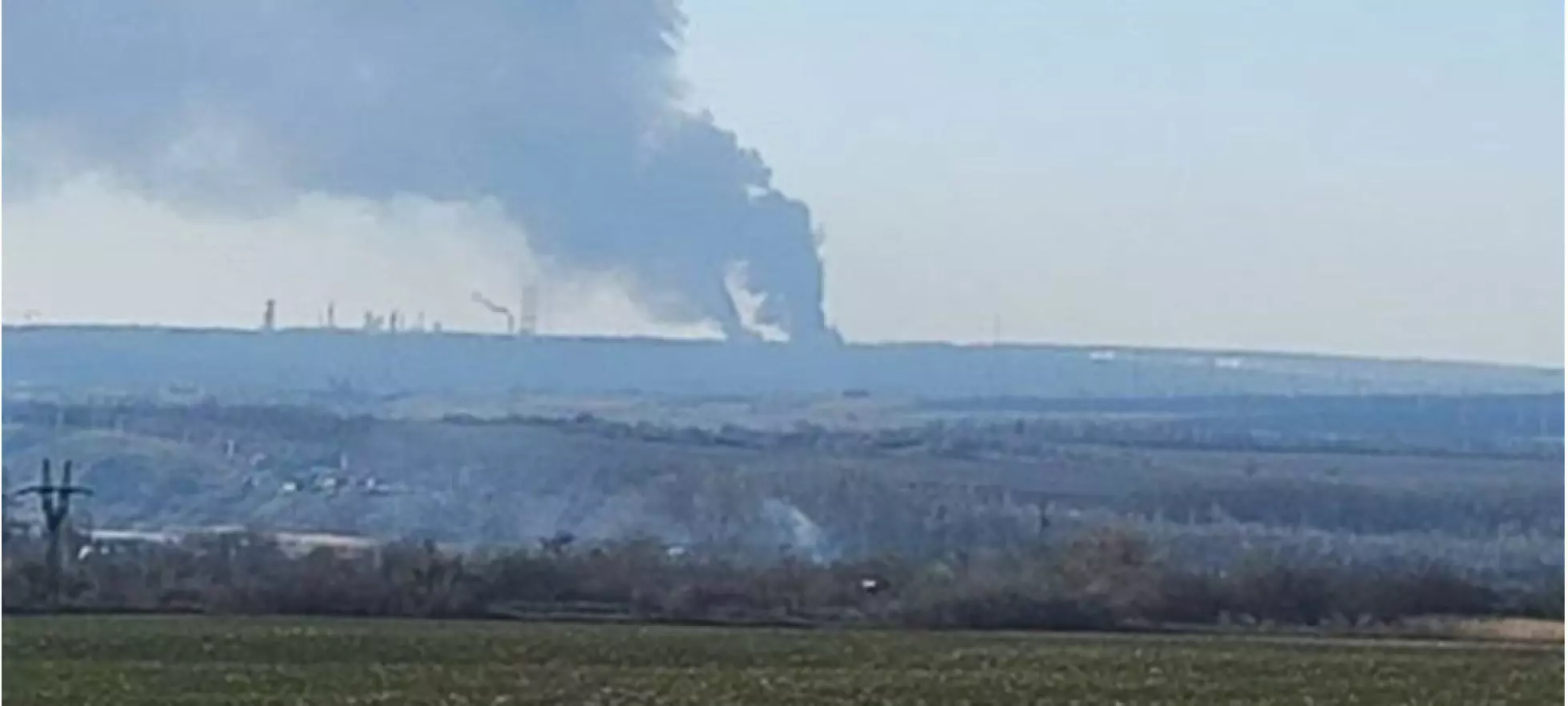 Ukraina angrep oljeraffineri i Russland