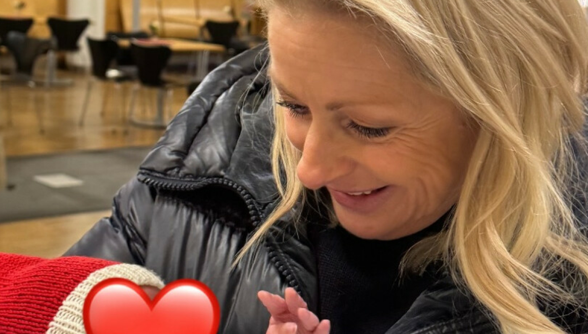 Merete Mørk Lingjærde har blitt mormor for første gang