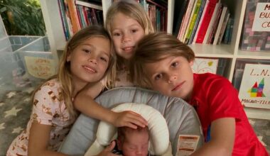 Enrique Iglesias og Anna Kournikova deler sjeldent familiebilde med alle barna