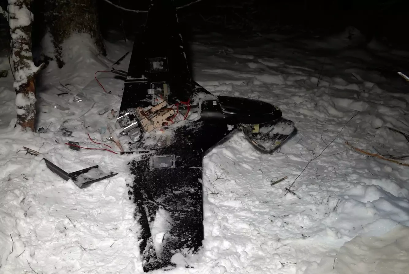 TROR DET ER FABRIKERT: Ekspert på Ukraina-krigen, Arne Bård Dalhaug, tror ingenting på at Kremls bildemateriale viser reelle ukrainske droner som er brukt i noe angrep på Putins residens. Foto: Russlands forsvarsdepartement