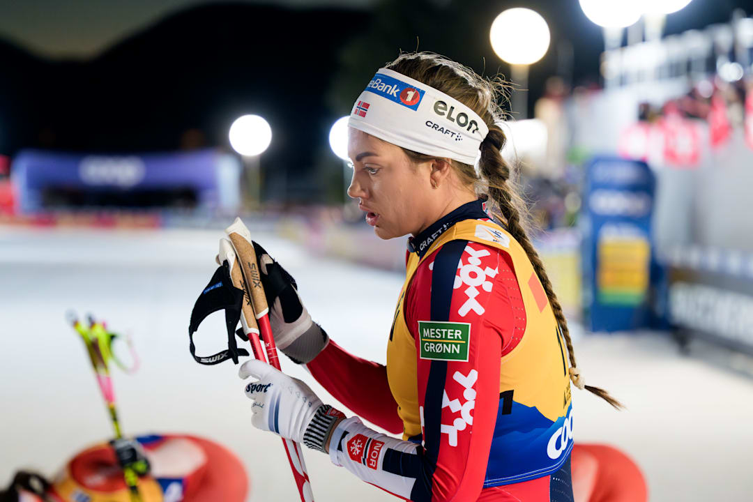 Drama på sprinten i Davos: Kristine Stavås Skistad disket