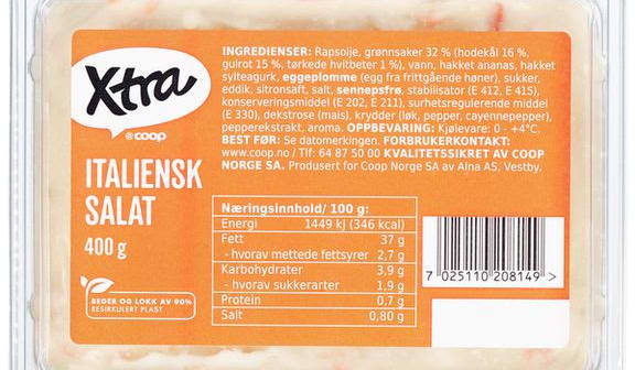 Coop tilbake­kaller itali­ensk salat – kan inneholde metall­biter