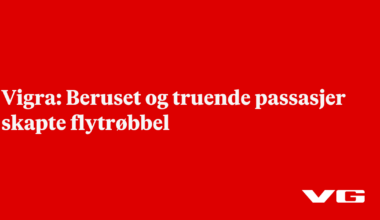 Politiet rykket ut etter beruset person på Wizzair-fly