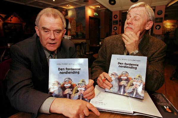 Boklansering, Oslo
'Den fordømte nordlending'
Arthur Arntzen og Dagfinn Bakke

Foto: Runar Nørstad