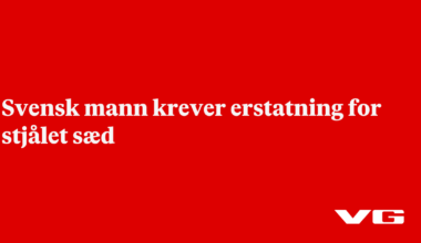 Svensk mann krever erstatning for stjålet sæd
