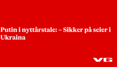 – Sikker på seier i Ukraina