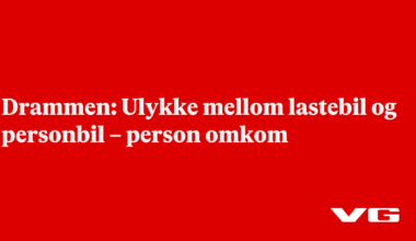 Ulykke mellom lastebil og personbil – fremstår alvorlig