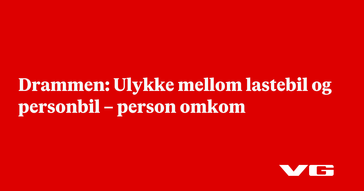 Ulykke mellom lastebil og personbil – fremstår alvorlig