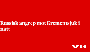 Russisk angrep mot Krementsjuk i natt