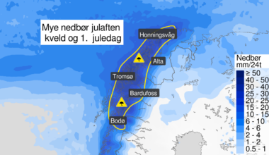 Vær, Salten | Sjekk dette farevarselet for julaften! - Avisa Nordland