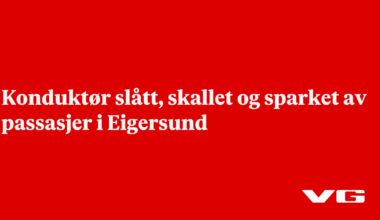 Konduktør slått, skallet og sparket av passasjer i Eigersund