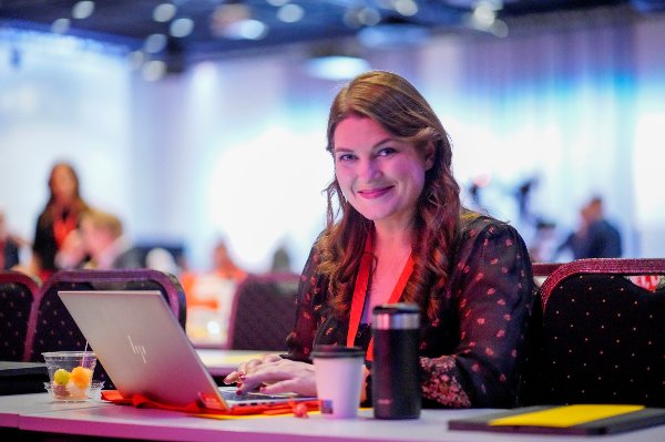 Oslo 20250403. 
Næringsminister Cecilie Myrseth (Ap) på Arbeiderpartiets 70. ordinære landsmøte på Oslo Kongressenter Folkets Hus i Oslo.
Foto: Ole Berg-Rusten / NTB