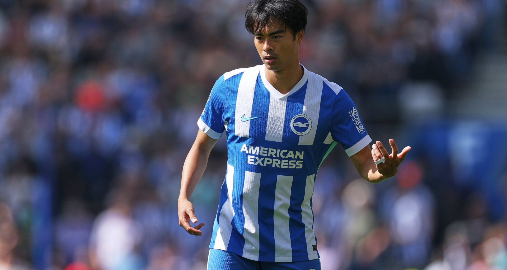 Brighton, Kaoru Mitoma | Bilde av Premier League-stjerne skapte raseri i Kina – klubben beklager