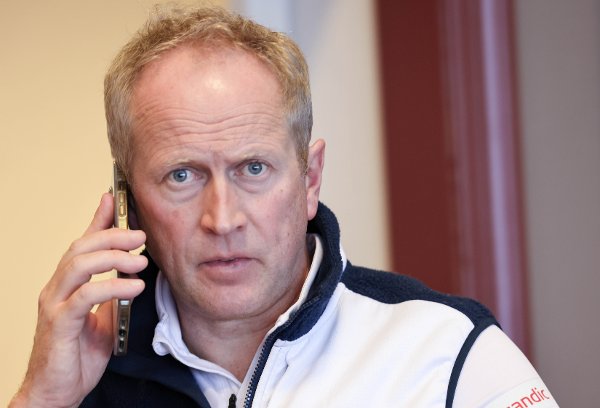 Beitostølen 20231116. 
Espen Bjervig under mediemøtet på Beitostølen foran den den nasjonale sesongåpningen på Beitostølen.
Foto: Geir Olsen / NTB