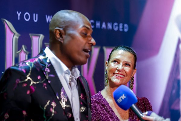 Oslo 20251114. 
Prinsesse Märtha Louise og Durek Verrett ankommer premieren til filmen 