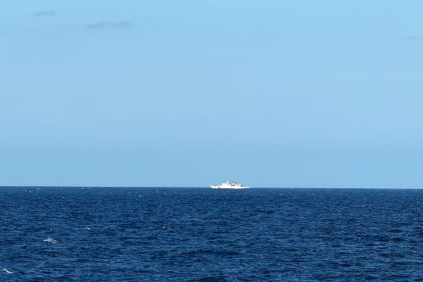 This handout photo taken and released on December 29, 2025, by the Taiwan Coast Guard shows Chinese Coast Guard vessel No. 1303 being detected 23 nautical miles northwest of Pengjia Islet. Taiwan said on December 29, it has detected four Chinese coastguard ships near the democratic island's waters, as Beijing announced the start of live-fire drills (Photo by Handout / TAIWAN COAST GUARD / AFP) / RESTRICTED TO EDITORIAL USE - MANDATORY CREDIT