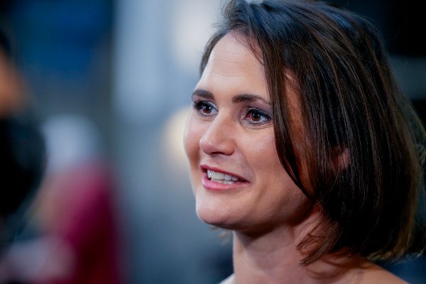 Oslo 20241111.
Kunnskapsminister Kari Nessa Nordtun (Ap) etter å ha fått overlevert rapporten fra utvalget om barn og unge sin skjermbruk.
Foto: Terje Bendiksby / NTB