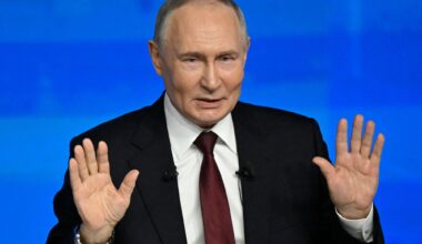 Russland, Vladimir Putin | Vladimir Putin beklaget til soldatenke på direktesendt TV