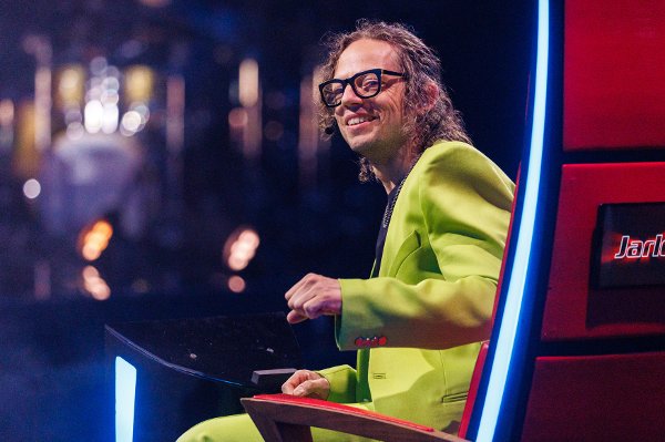 Jarle Bernhoft under The Voice, livesending program 3. Foto: Thomas Andersen / TV 2