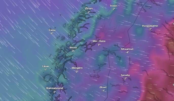Trafikkmeldinger, Farevarsel | Varsler kraftige vindkast i helgen – venter storm på kysten