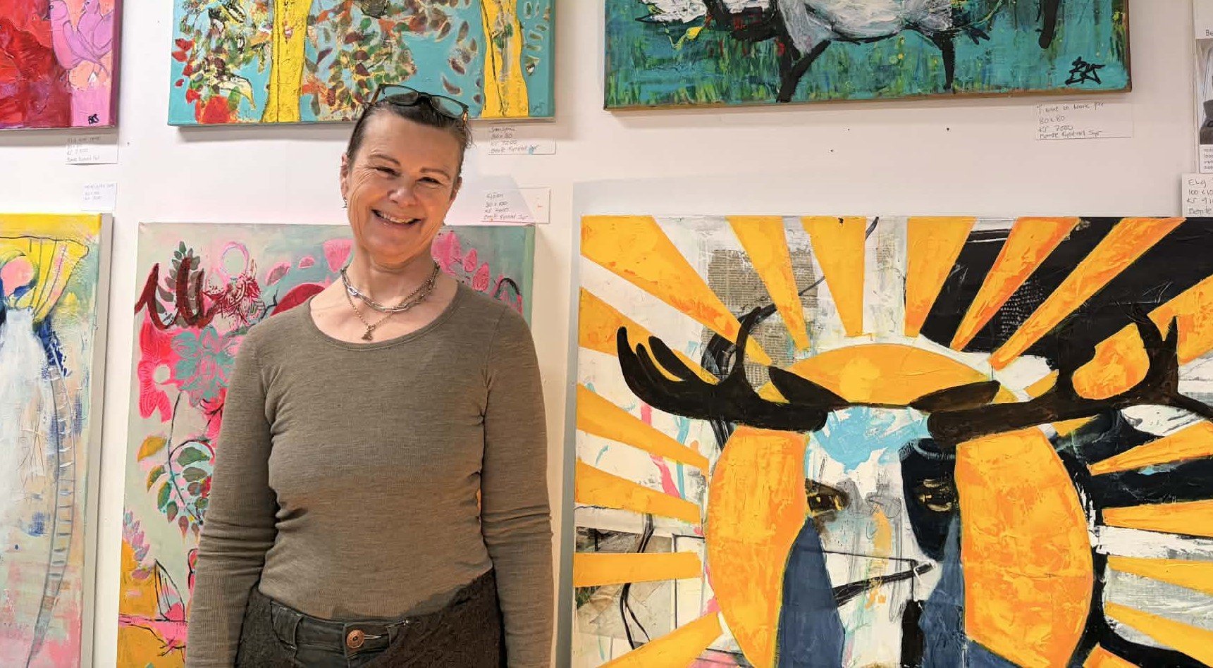 Kultur og underholdning, Billedkunst | Inntar Moss med alle sine farger: – Å flytte inn her føles helt riktig