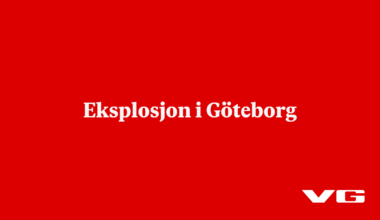 Eksplosjon i Göteborg