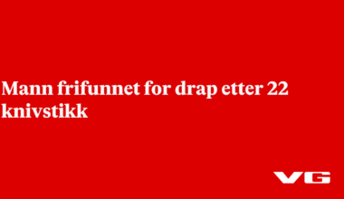 Mann frifunnet for drap etter 22 knivstikk