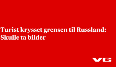 Fotograf svippet til Russland og tilbake til Norge