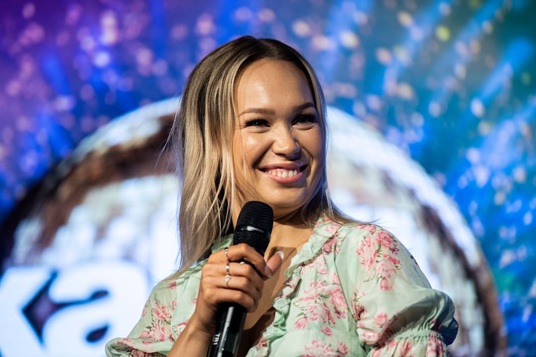 Agnete Saba har fått barn