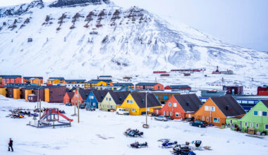 Longyearbyen på varme-toppen