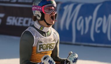 Lucas Braathen på pallen igjen – nummer to i storslalåm i Alta Badia