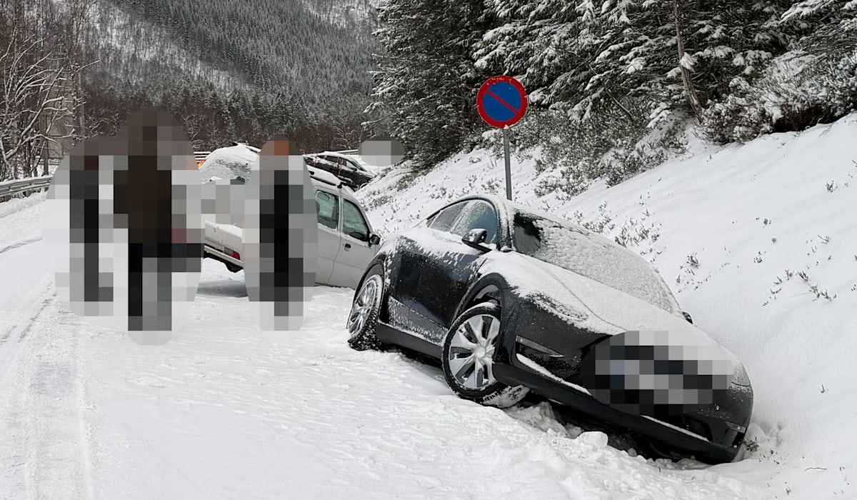 Åtte bilar involverte i trafikk­uhell