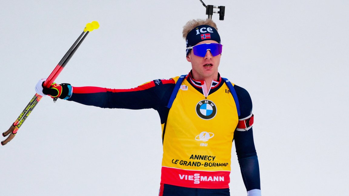 Skiskyting, Johan-Olav Botn | Johan-Olav Botn sikret nye seier med praktfull jaktstart