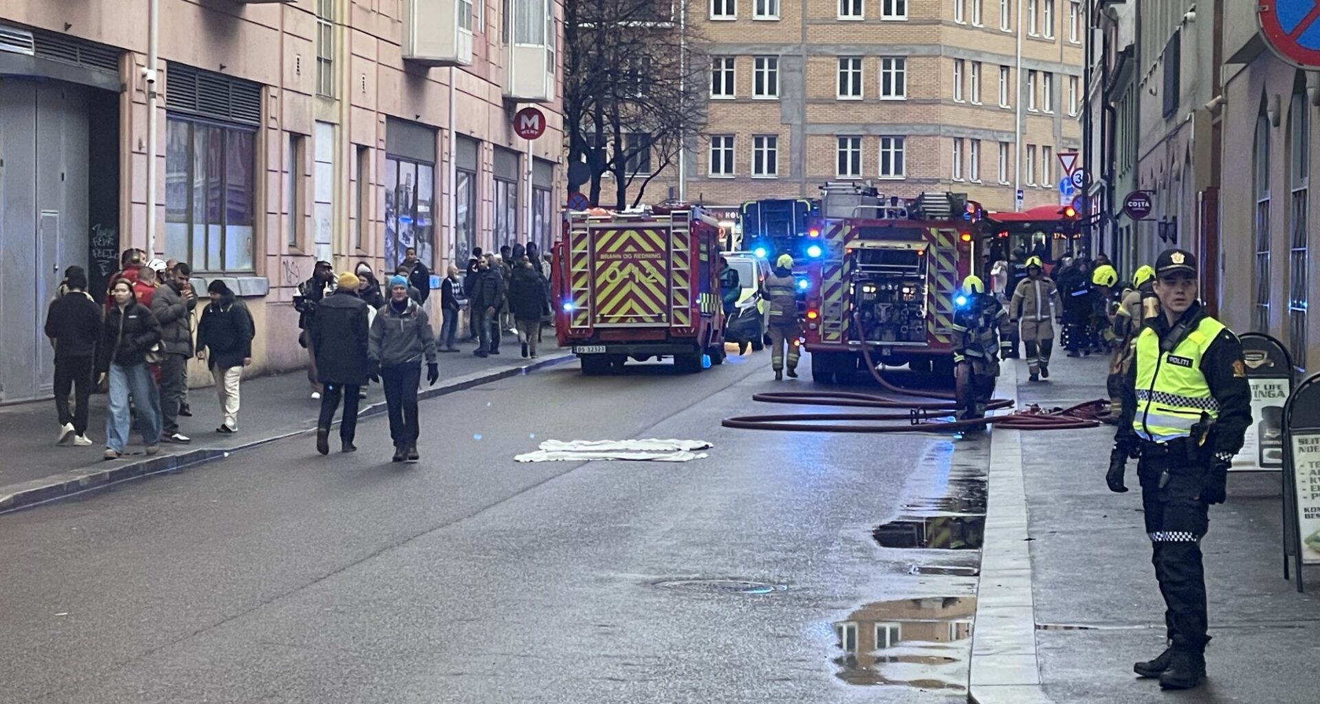 Brann i moskeen på Grønland: – Slukket