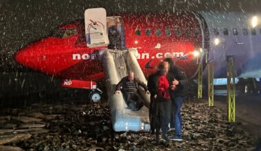 Fly er ute av rullebanen