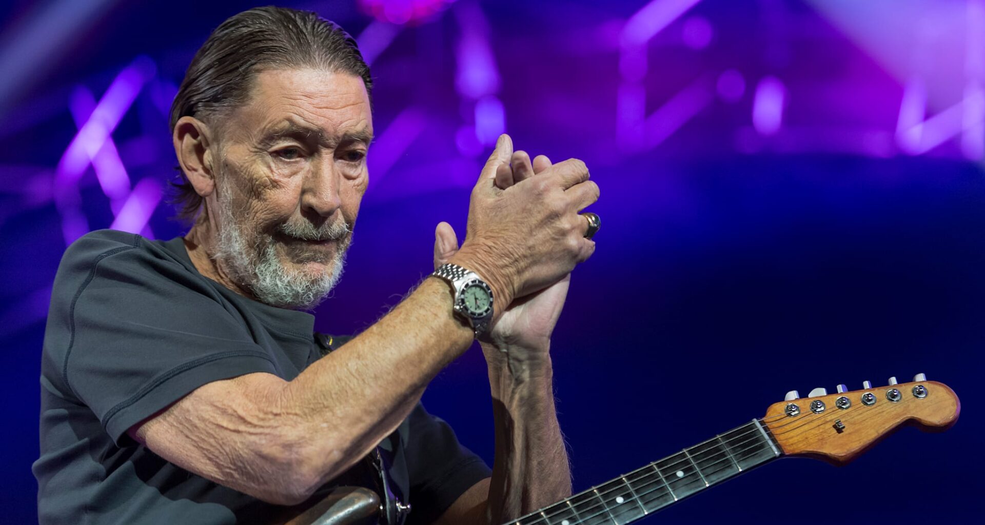 Chris Rea, her fra en konsert i Sveits i 2017.