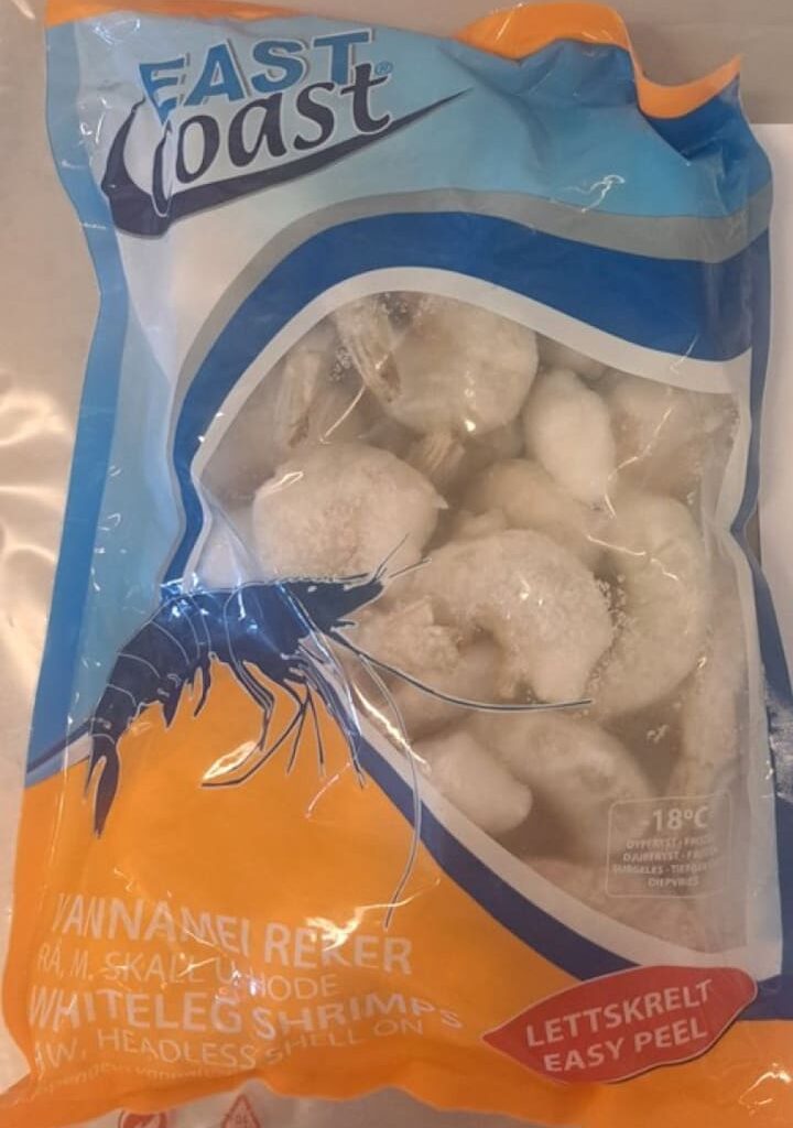 Mattilsynet: Reker fra Vietnam tilbakekalles