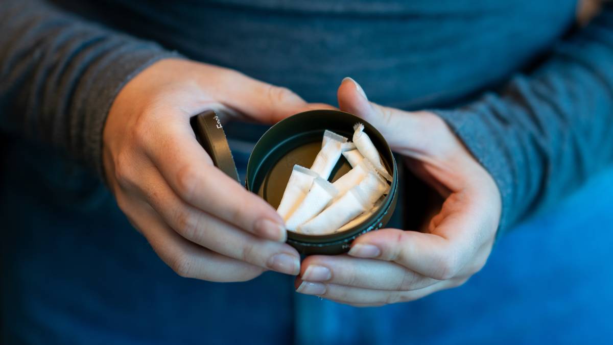 Illustrasjonsbilder av snus