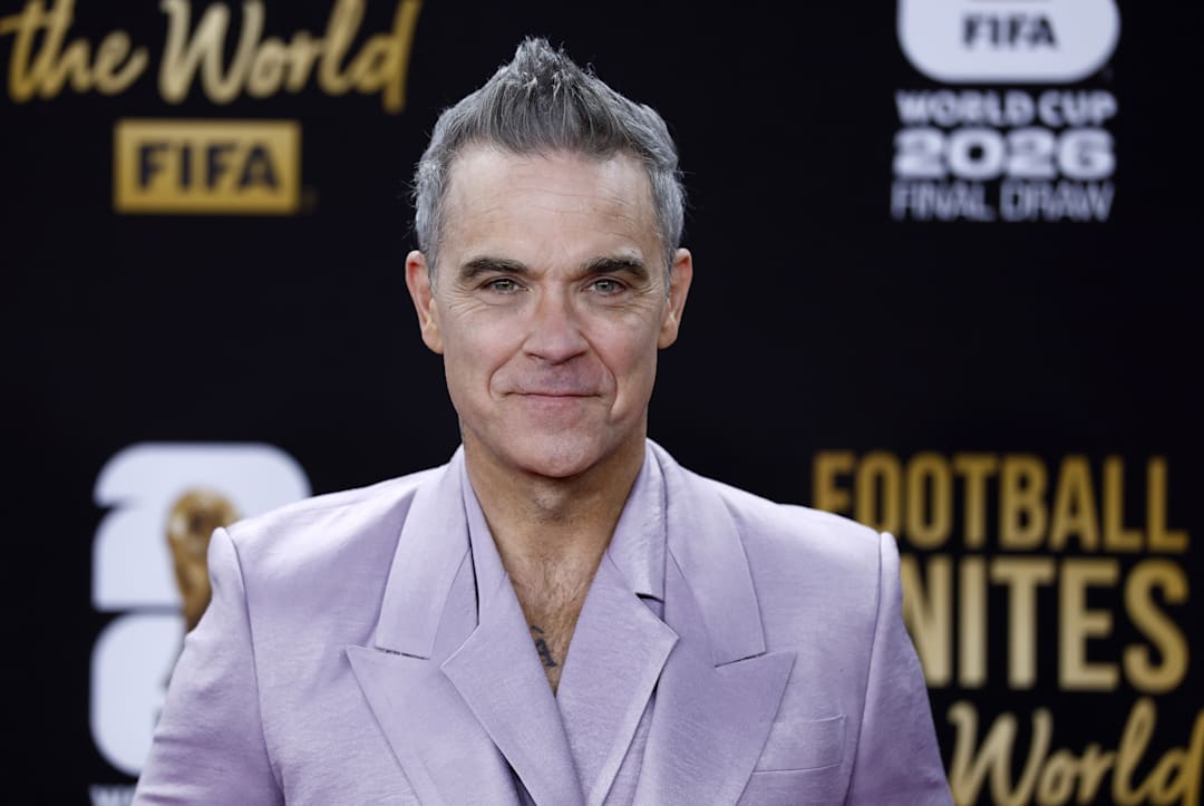 Robbie Williams bruker humor om rusavhengighet med barna