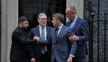 Zelenskyj møtte europeiske ledere i London