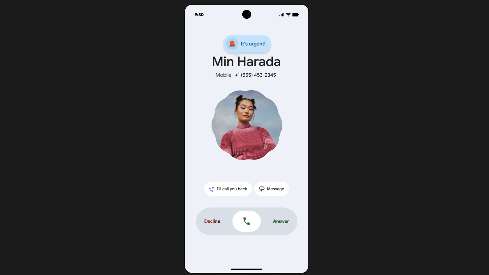 Call Reason i Android 16