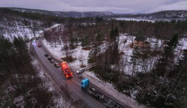 Nyheter, Politi | To trailere kolliderte front mot front på E6