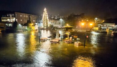Krisestab i Sogndal på grunn av høy vannstand
