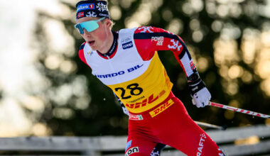 Einar Hedegart tideler foran Andreas Ree