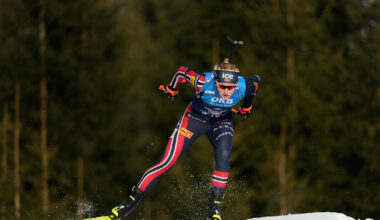 Maren Kirkeeide tok en annenplass på sprinten i Hochfilzen