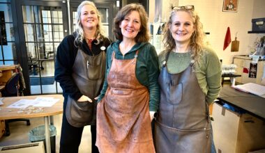 Skien, Klosterøya | - Kjempegøy at sølja skal selges i butikken deres