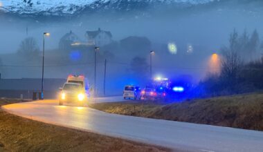 Luster, Ulukke | Buss i grøfta, naudetatane er på staden