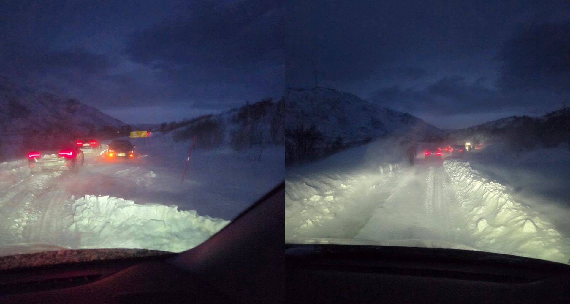 Trafikk, Tromsø | Stenger vei etter kaos: – Flere biler skal ligge i grøfta - Nordlys