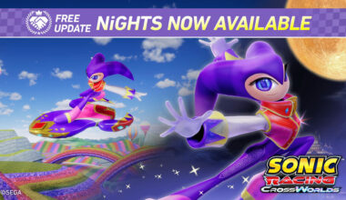 Nights er nå klar til å herske på veiene i Sonic Racing: Crossworlds